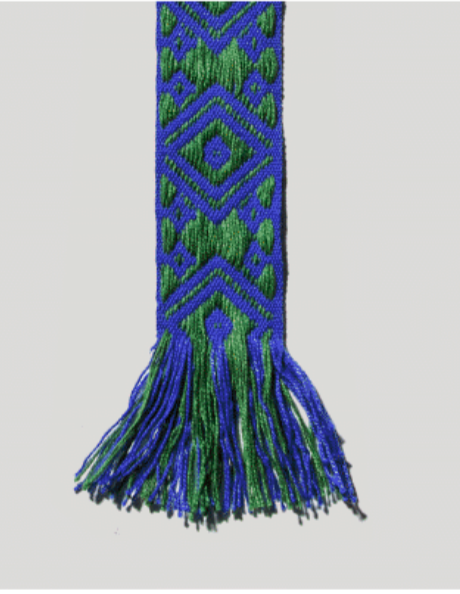 Columbina Woven Belts - blue-green