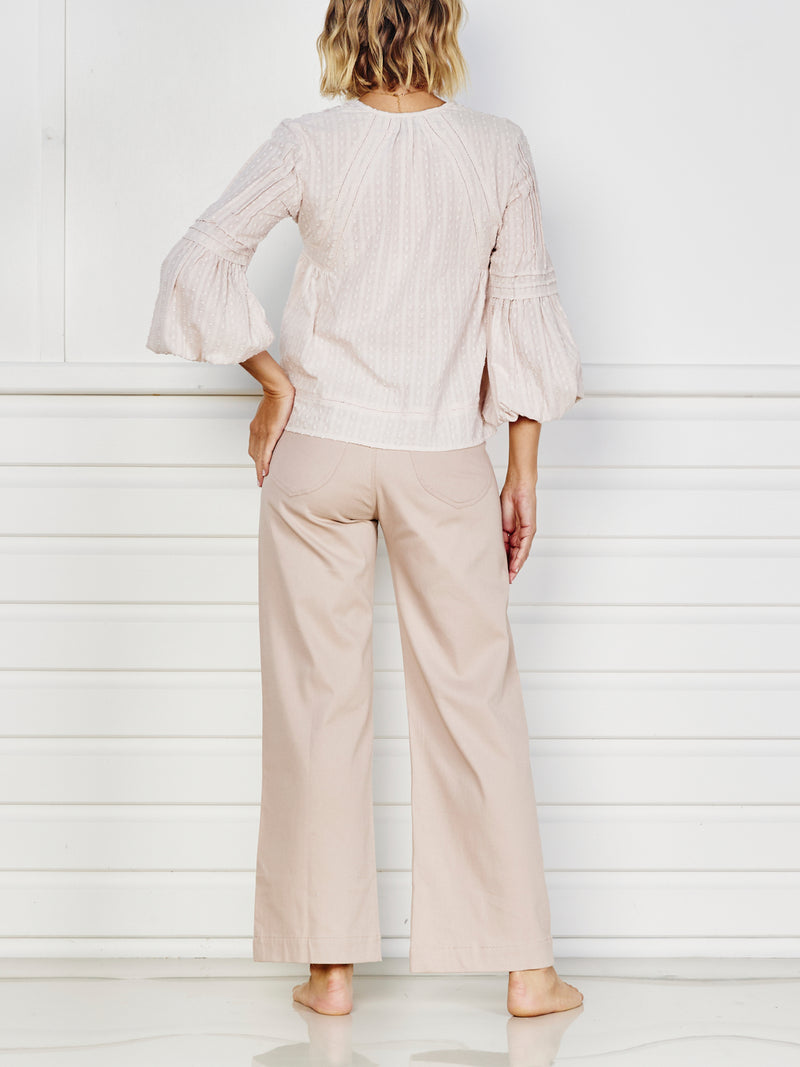 Artiste Smock Shirts - cotton dobby - blush pink