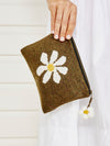 Daisy Pouch - chocolate