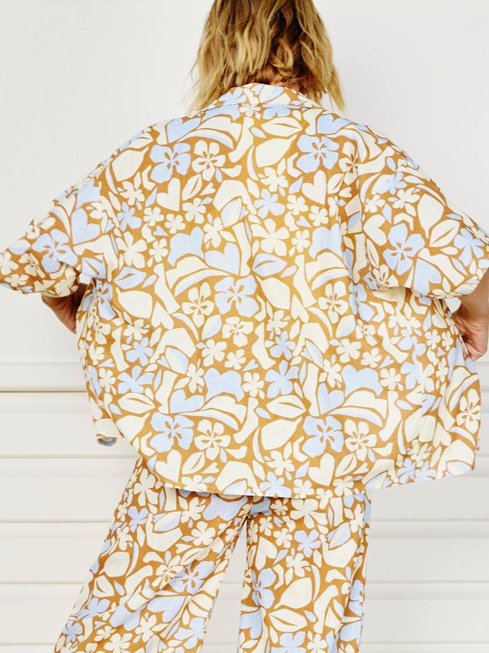 Aloha Shirt - sand & sky