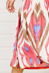 Jaipur Pink Ikat Dress