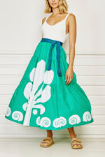 Moorea Maxi Skirt - emerald
