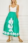 Moorea Maxi Skirt - emerald