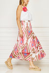 Jaipur Pink Ikat Skirt