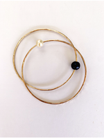 Charm Bangles - pearls