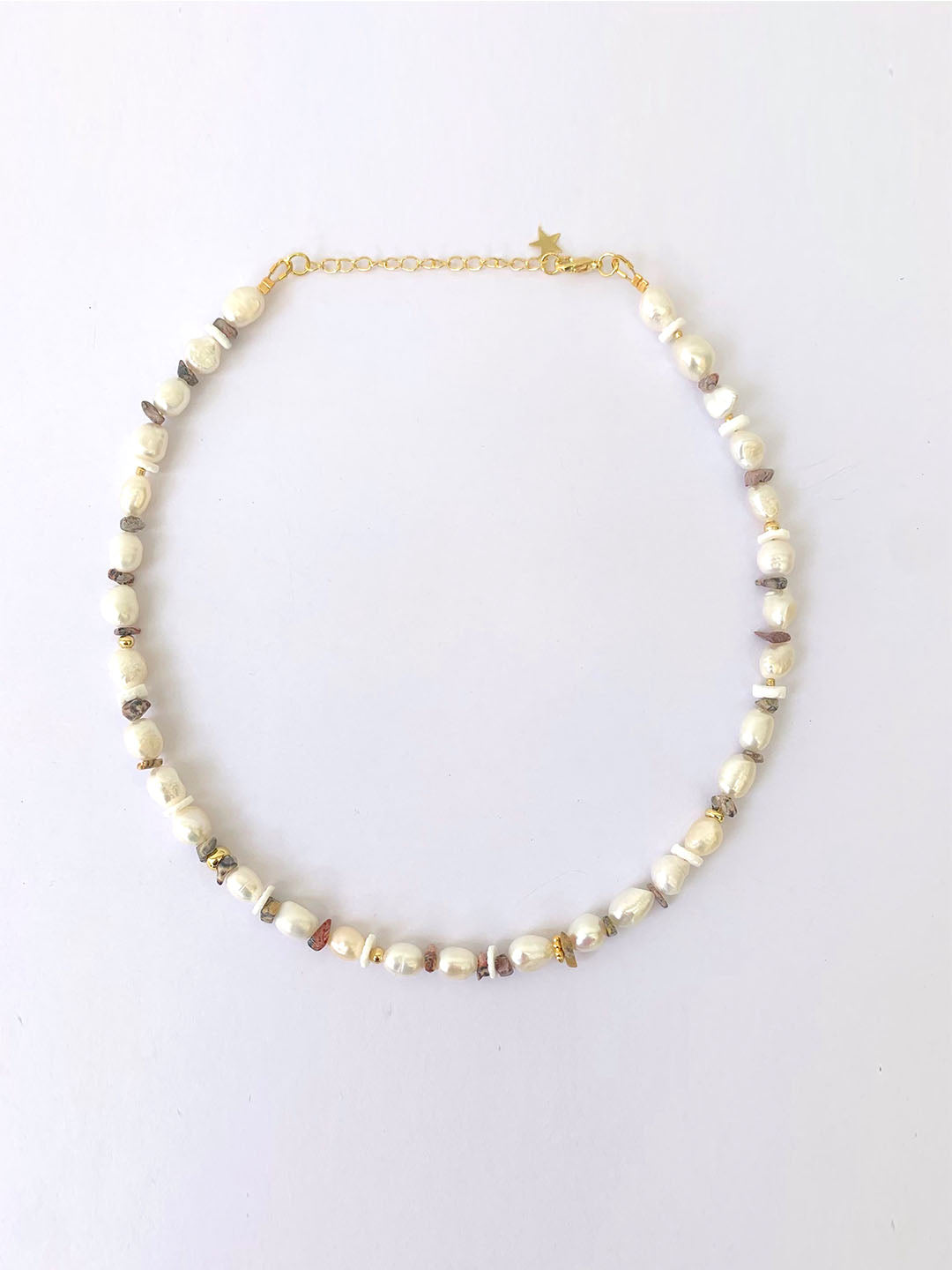 Love Bead Necklace - Leopard Pearl