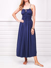 Roman Holiday Dress - navy