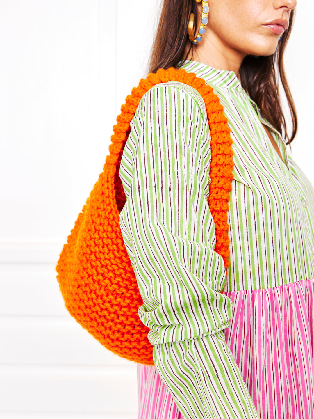 Knit Bag - Orange