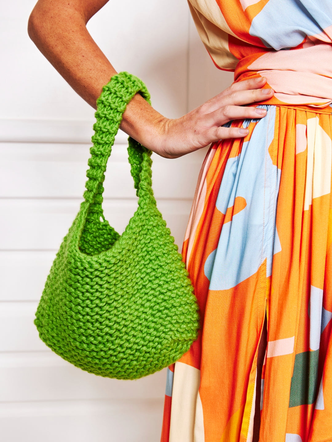 Knit Bag - Green