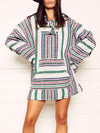 Mexicana Beach Dress - multi stripe