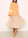 Bell Sleeve Knit - peach