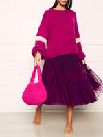 Knit Bags - pink