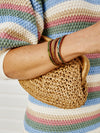 Bronze Goddess Enamel Bangles - sky, sea, or sand