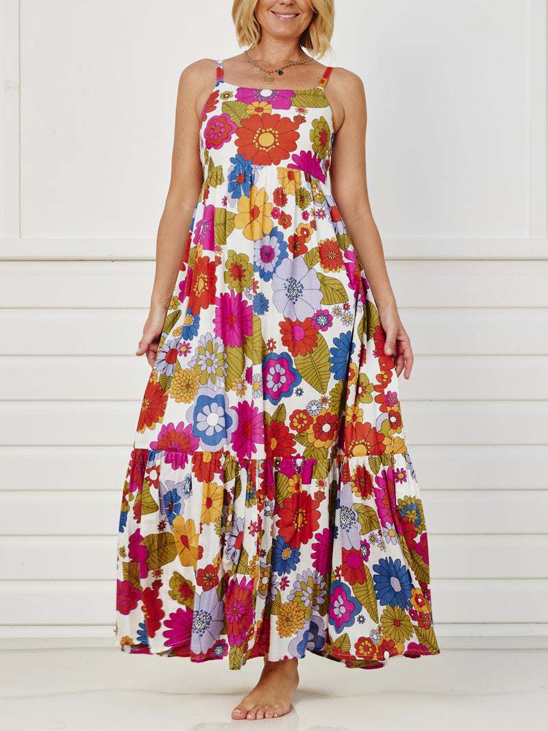 Corfu Maxi Sundress - flower child